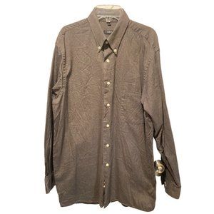 DKNY brown men's pocket shirt 100% cotton 15 (1/2) 32-33